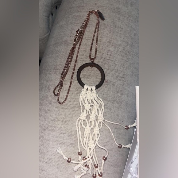 Plunder Jewelry - Boho, fringe necklace, new.